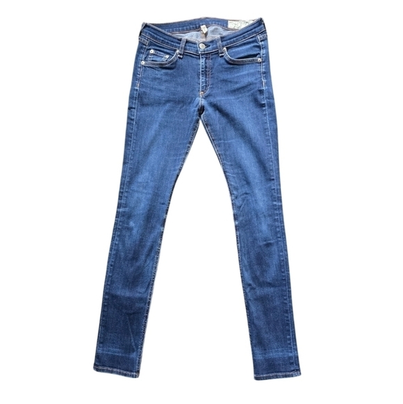 rag & bone Denim - Rag & Bone Casual Summer Skinny Mid Rise Blue Denim Women's Jeans. Size 27